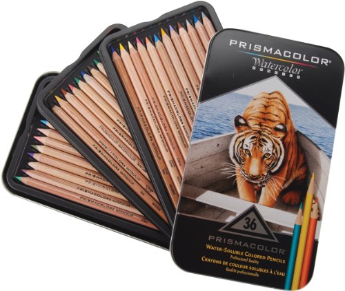 Prismacolor Premier Color Pencils | Water-Soluble Color Pencil Set, Assorted Colors, 36 Count