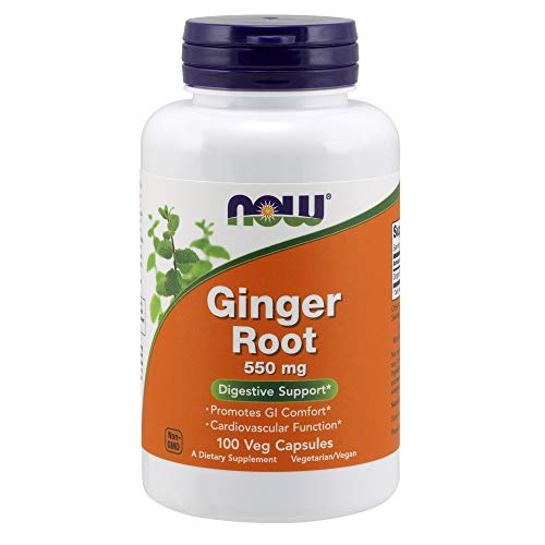 Book Cover NOW Supplements, Ginger Root (Zingiber officinale)550 mg, 100 Veg Capsules