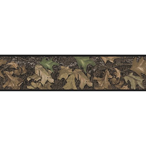 RoomMates Mossy Oak Camouflage Peel and Stick Border,Multicolor