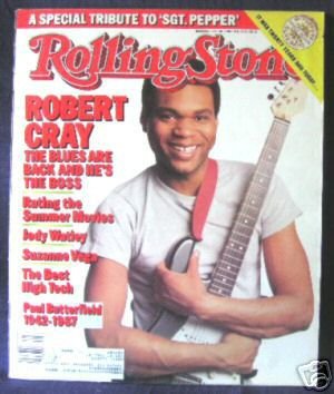 ROBERT CRAY ISSUE of Rolling Stone Magazine issue # 502---JUNE 8TH, 1987