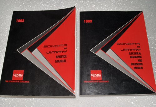 1993 GMC Jimmy and Sonoma Factory Service Manuals (2 Volume Set)