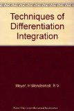 Techniques of Differentiation Integration