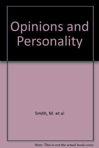 Opinions and Personality