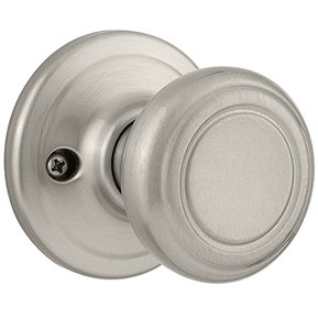 Kwikset Cameron Half-Dummy Knob in Satin Nickel