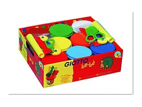 Giotto 35896 Pâte Modeler Bébé Schoolpack 220g Pâte 2 Rouleaux 2 Ciseaux 2 Roulettes 2 Mirettes Lavande