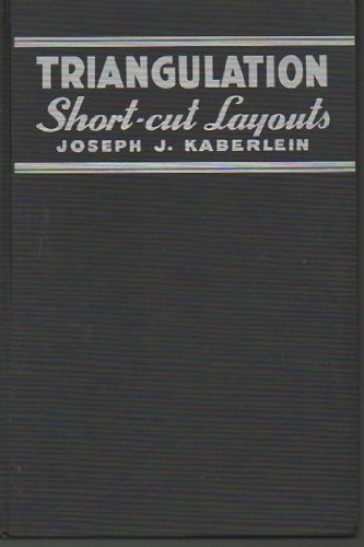 Triangulation short-cut layouts;: A textbook and working quide with practical and modern methods for laying out and forming patterns used for blower-exhaust ... formulas applied to sheet-metal work