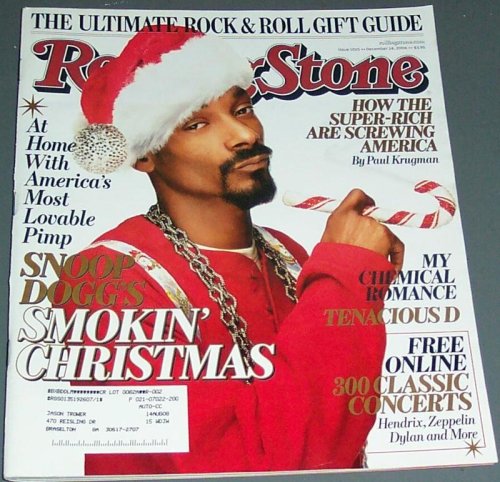 SNOOP DOGG issue of Rolling Stone magazine # 1015---December 14th, 2006