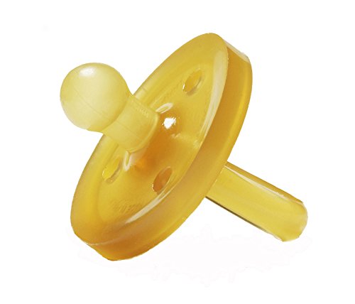 Natursutten Original Natural Rubber Pacifier, Rounded Nipple (0 - 6 Months)