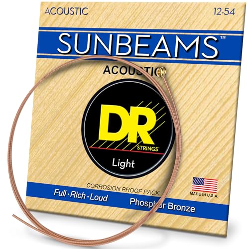DR Strings Sunbeam - Phosphor Bronze AcousticRound Core 12-54