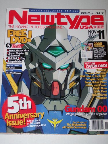 Newtype Usa the Moving Pictures Magazine Nov 11,2007