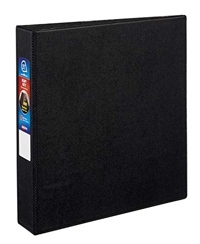 Book Cover AVERY Heavy-Duty Binder with 1.5-Inch One Touch EZD Ring, Black (79985)