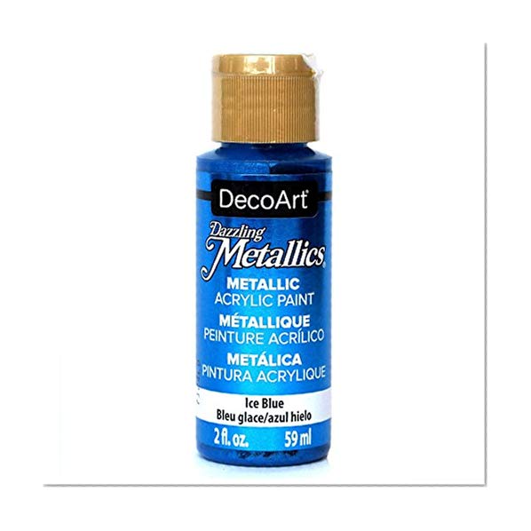 Deco Art Americana Peinture acrylique mé tallique, glace bleu