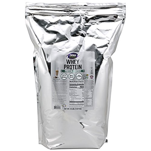 NOW Sports Whey Protein, Creamy Chocolate, 10-Pound