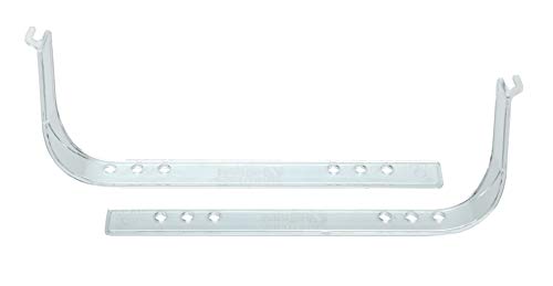 SlipX Solutions Shower Curtain Splash Guards for Shower Liners & Curtains, Keeps Water Inside Your Shower (Easy to Install, Adhesive-Free, 2 Per Pack)