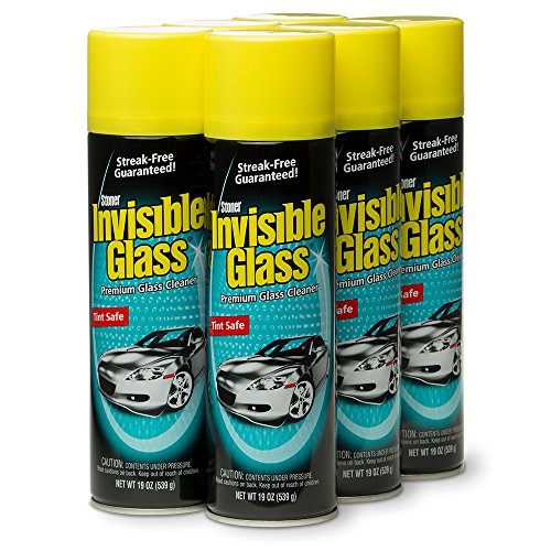 Book Cover Invisible Glass 91164-6PK 19-Ounce Cleaner for Auto and Home for a Streak-Free Shine, Deep Cleaning Foaming Action, Safe for Tinted and Non-Tinted Windows, Ammonia Free Foam Glass Cleaner, Pack of 6