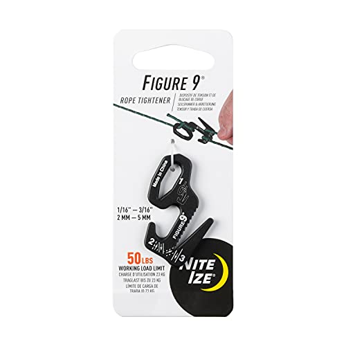Nite Ize SS-SMS-9001224 9001224 Rope Tightener, Small, Black