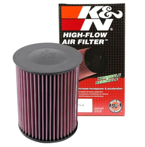 K&N High-Flow Original Lifetime Engine Air Filter: Reusable, Clean Every 75,000 Miles, Washable, Premium: Compatible with 2007-2019 Ford/Lincoln/Volvo (Escape, Focus, MKC, V40, V70, C30, S40) E-2993