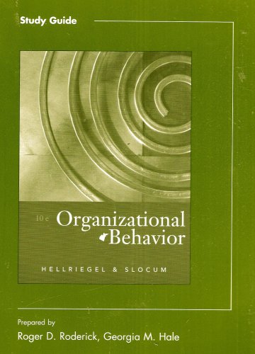 Study Guide for Organizational Behavior 10th Ed