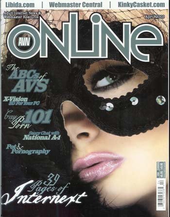 AVN Online Magazine - April 2003: Aria, Martina Warren, Jewel De'Nyle, and More!