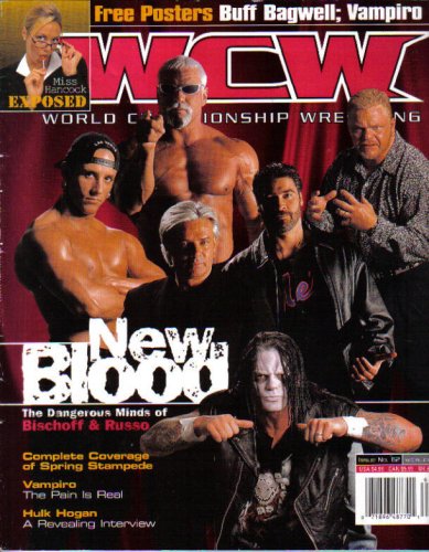 WCW ---WORLD CHAMPIONSHIP WRESTLING MAGAZINE # 62---NEW BLOOD ISSUE