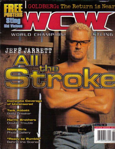 WCW WORLD CHAMPIONSHIP WRESTLING MAGAZINE (JEFF JARRETT COVER)----# 61