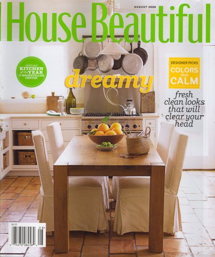 House Beautiful, August 2008 Issue