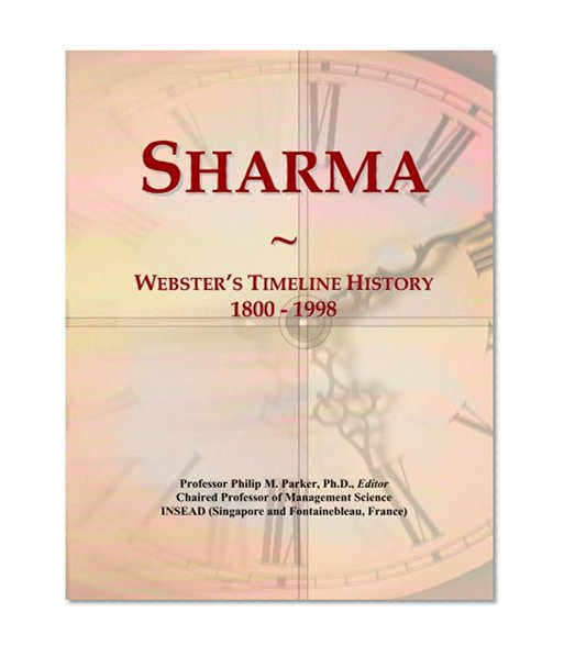 Sharma: Webster's Timeline History, 1800 - 1998