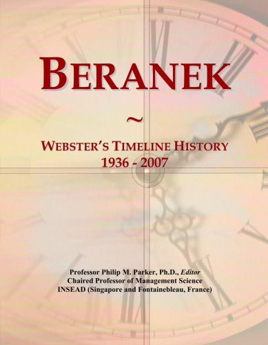 Beranek: Webster's Timeline History, 1936 - 2007