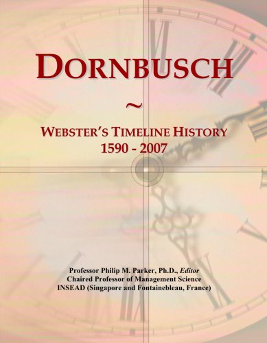 Dornbusch: Webster's Timeline History, 1590 - 2007