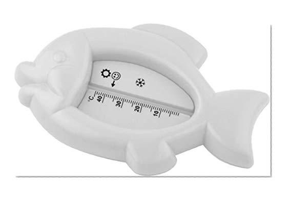 Olympia Thermomètre de Bain, Motif Poisson Soin de Bébé/Toilette Blanc