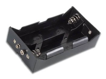 Velleman BH142B Battery Holder for 4 x D-Cell with Snap Terminals