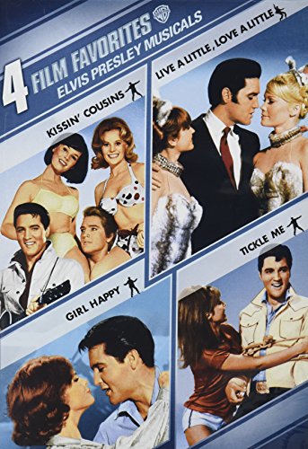 Book Cover 4 Film Favorites: Elvis Presley Musicals (Girl Happy / Kissin' Cousins / Live a Little, Love a Little / Tickle Me)