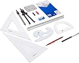 Alvin, BDK-1A, Basic Beginner's Drafting Architects' Kit, Pack of 14 Standard Stock