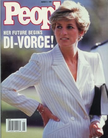 People Magazine - March 11 1996: DI-Vorce - Princess Diana's Divorce Begins, Halle Berry, Jackie Chan