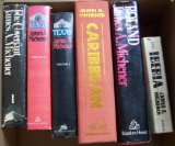Michener Library in a Box! 6 Books: (Poland (Hardcover, 1989); Texas Vols I & II (Hardcover, 1985); Caribbean (Hardcover, 1983); Covenant Vol. I (Hardcover, 1980) and Iberia (Paperback, 1969))