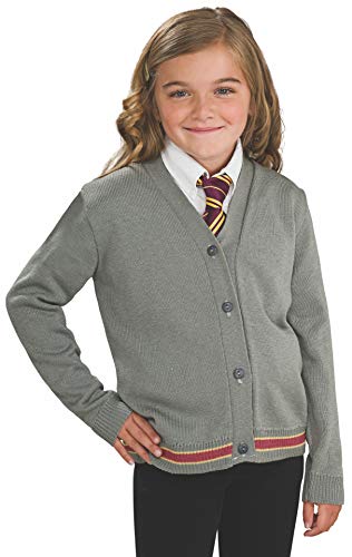 Book Cover Harry Potter Hermione Granger Hogwarts Cardigan and Tie Costume - Small