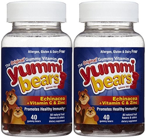 Book Cover Yummy Bear, Echinacea, 40 Count (3 Pack)