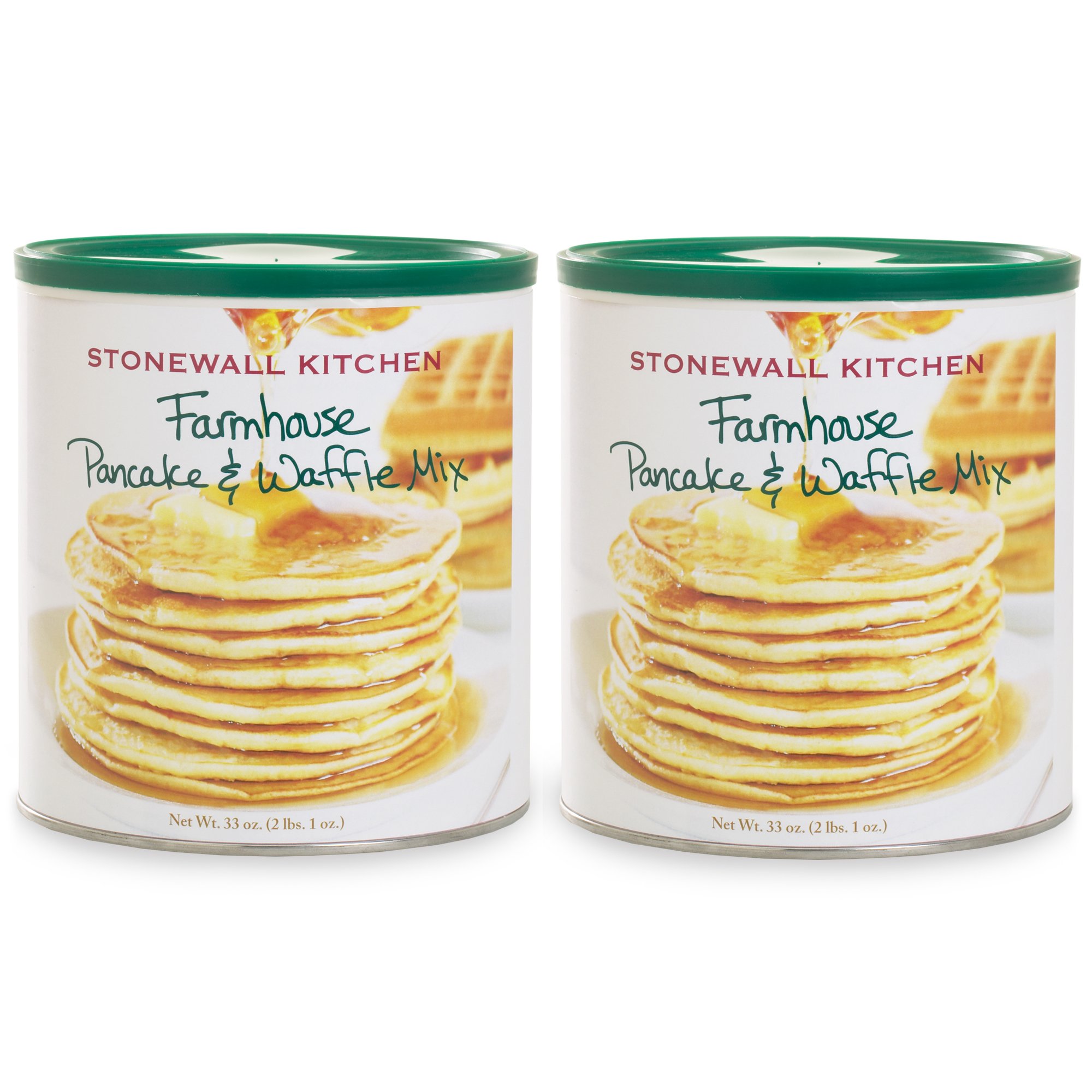 Book Cover Stonewall Kitchen Farmhouse Pancake & Waffle Mix (2 Pack (33 oz)) 2.06 Pound (Pack of 2)