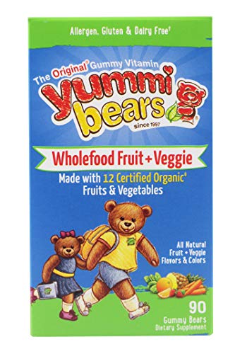 Book Cover Hero Nutritionals, Yummi Bears Whole Food Supplement, 90 Count
