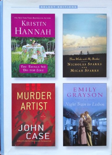 Select Editions (The Things We Do For Love, Three Weeks with My Brother, Murder Artist, Night Train to Lisbon Vol 1