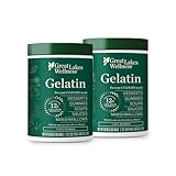Great Lakes Wellness Collagen Peptides Powder for Skin, Hair, Nails, Joints & Digestion - Unflavored - Quick Dissolve Hydrolyzed, Non-GMO, Keto, Kosher - 16 oz - 2 Pack - Packaging May Vary