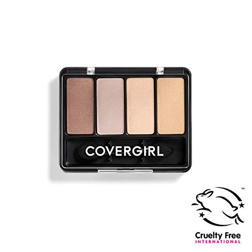 COVERGIRL Eye Enhancers 4-Kit Eye Shadow, Sheerly Nudes (Packaging May Vary)