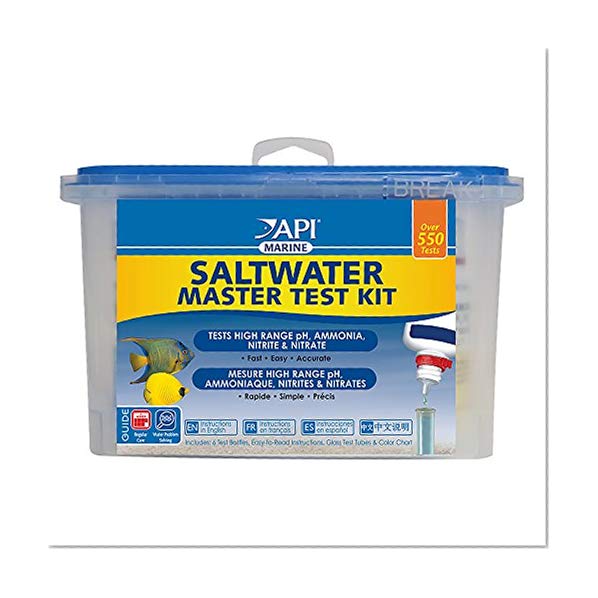 Book Cover API SALTWATER MASTER TEST KIT 550-Test Saltwater Aquarium Water Test Kit