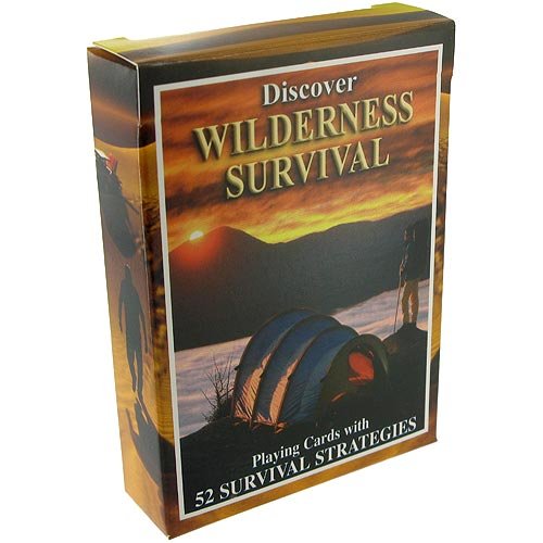 Book Cover SEA and SKY Discover Wilderness Survival Playing Cards