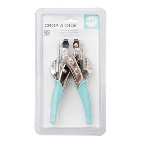 Book Cover Crop-A-Dile Eyelet and Snap Punch by We R Memory Keepers | Blue Comfort Handle