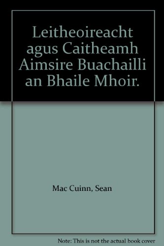 Leitheoireacht agus Caitheamh Aimsire Buachailli an Bhaile Mhoir.