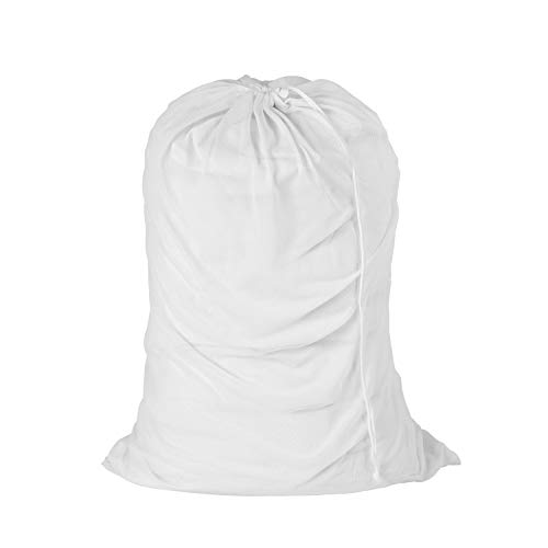 Book Cover Honey-Can-Do Mesh Laundry Bag- White LBG-01142 White