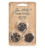 Tim Holtz Idea-ology Metal Long Fasteners, 99 per Pack, 7/16 Inches, Antique Finishes, TH92703