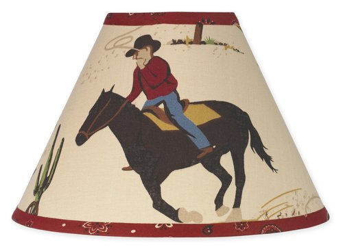 Book Cover Wild West Cowboy Western Horse Lamp Shade by Sweet Jojo Designs