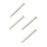 Pinewood Pro PRO Polished Speed Axles | Set of 4 Axles | Machined for Derby car Racing | Nickel-Plated with 2 Grooves and Angled Head | Minimizes Friction for The Fastest Pinewood Derby car